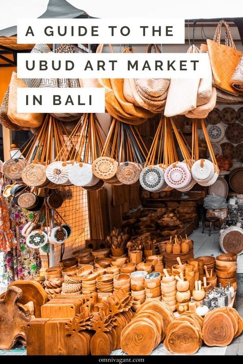 The Ubud Art Market is one of the must things to do in Ubud Bali! Read here everything you need to know about the Ubud Art Market, including the location of the Ubud Art Market, what to buy at the Ubud Art Market and shopping tips for the Ubud Art Market! #Ubud #Bali Ubud Market, Ubud Restaurants, Bali Shopping Market, Seminyak Bali Shopping, Ubud Art Market Bali Indonesia, Bali Bucket List, Bali Shopping, Bali Baby, Bali Famous Place