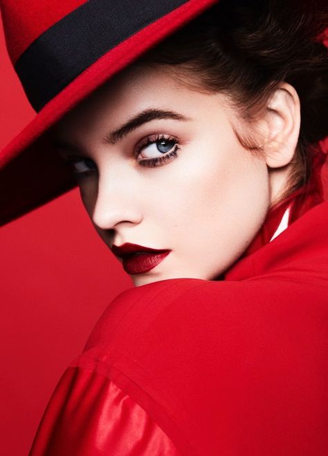 Barbara Palvin takes the spotlight once again in a new feature captured for online ‘zine, Fashion Unfiltered Travel Outfit Spring, Palvin Barbara, Beauty Shots, Barbara Palvin, Fashion Portrait, Beauty Editorial, 인물 사진, Black Hat, Red Aesthetic