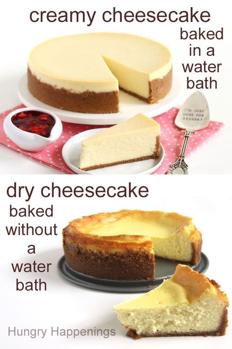 Cheesecake Recipe - Make the creamiest cheesecake ever! - VIDEO Types Of Cheesecake, Creamiest Cheesecake, Cheesecake Baked, The Best Cheesecake, Creme Brulee Recipe, Vanilla Cheesecake, Classic Cheesecake, Best Cheesecake, How To Make Cheesecake