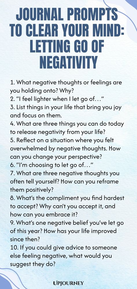 Explore these thought-provoking journal prompts tailored to help you release negativity and declutter your mind. Let go of what no longer serves you, and invite positivity into your life. Taking the time to reflect through writing can be a powerful tool for personal growth and mental clarity. Start your journaling journey today with these effective prompts! Decluttering Journal Prompts, Journaling Prompts For Letting Go, Funny Journal Prompts Hilarious, Journal Prompts For Release, Journal Prompts For Negative Thoughts, Let Go Journal Prompts, Graditute Journals Prompts, Letting Go Journal Prompts, Journal Prompts For Letting Go