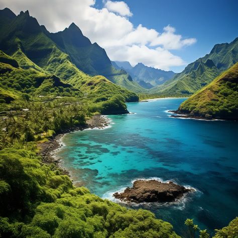 Marquesas Islands, French Polynesia French Polynesian Islands, Marquesas Islands, Polynesian Islands, Travel Reading, French Polynesia, Destin Beach, Travel List, Beautiful Places In The World, South Pacific