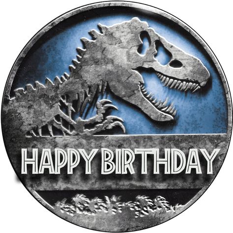 EDIBLE Jurassic World Birthday cake topper ICING/WAFER | Etsy Jurassic World Birthday Cake, Imprimibles Jurassic Park, World Birthday Cake, Park Party Decorations, Jurassic World Birthday, Jurassic World Cake, T-rex Art, Jurassic Park Birthday Party, Jurassic Park Party