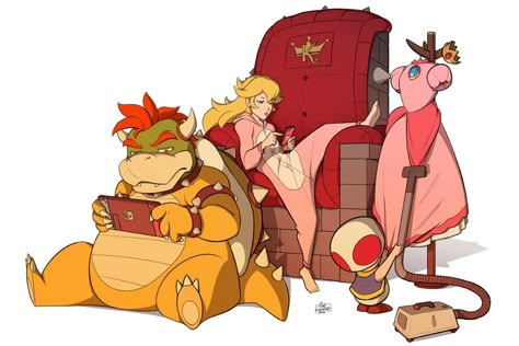 Super Mario Smash, Peach Mario, Mario Fan Art, Nintendo Fan Art, Peach Art, Princesa Peach, Mario Nintendo, Super Mario Art, Nintendo Art