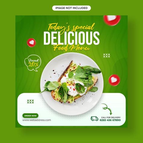 Cover Photo Design, Food Posters, Interior Design Instagram, Facebook Cover Design, Social Media Advertising Design, Instagram Banner, Facebook Cover Template, Publicidad Creativa, Food Graphic Design