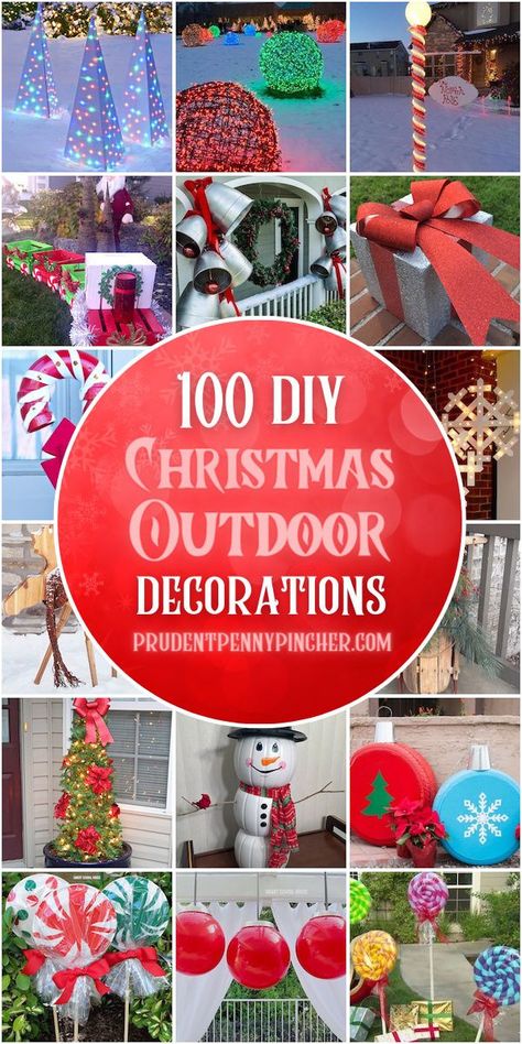 Diy Outdoor Snowman, Diy Christmas Yard Decorations, Christmas Outdoor Decorations, Christmas Extravaganza, Diy Snowman Decorations, Outdoor Christmas Decorations Yard, Outdoor Christmas Diy, Outside Christmas Decorations, Christmas Lollipops