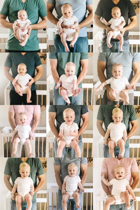 Monthly Baby Photos Boy, Baby Milestones Pictures, One Month Baby, Monthly Pictures, Monthly Baby Pictures, Baby Milestone Photos, Newborn Photography Boy, Monthly Baby Photos, Baby Pictures Newborn