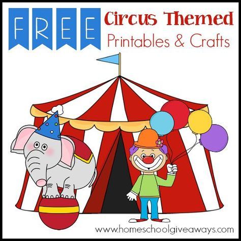 FREE Circus Themed Printables and Crafts Preschool Carnival Games, Circus Crafts For Kids, Circus Preschool, Circus Crafts Preschool, Circus Week, Circus Images, Carnival Classroom, Preschool Circus, Circus Classroom