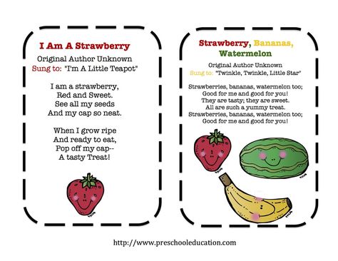 Vegetables Preschool, Fruit Song, February Themes, Farm Week, Songs Ideas, Preschool Food, Food Lessons, Toddler Nutrition, Cooking Theme