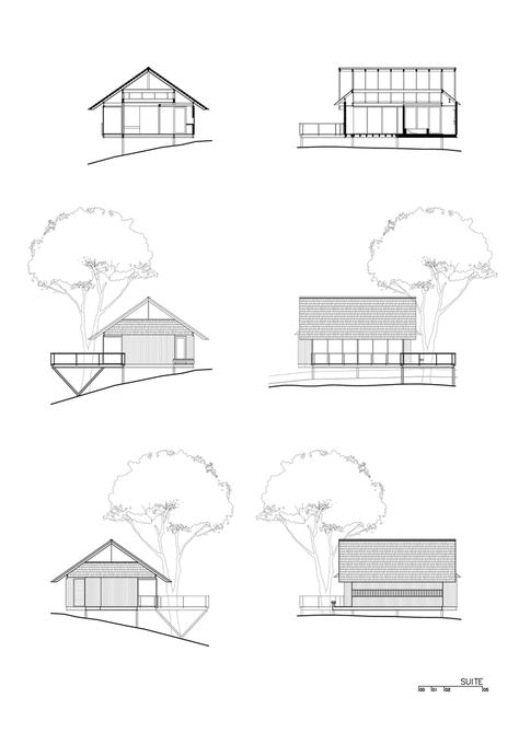 Gallery of Hill Lodge / SOOK Architects - 41 Lodge Design Architecture, Eco Lodge Design, Tropical Resort Design, Bungalow Resorts, Resort Design Plan, Resort Plan, Lodge Design, Modern Lodge, Lodge House