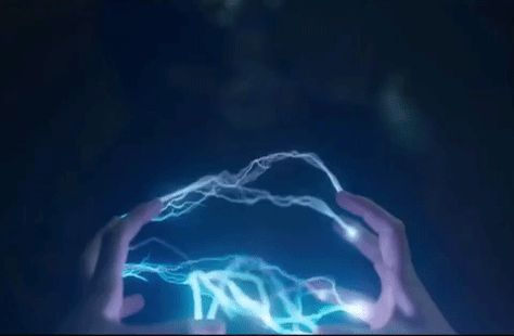 Electric Powers Gif, Super Power Visuals, Lightning Superhero Oc, Electric Powers Aesthetic, Electricity Powers Gif, Electric Powers Magic, Lightning Abilities, Electricity Powers Aesthetic, Glitch Powers