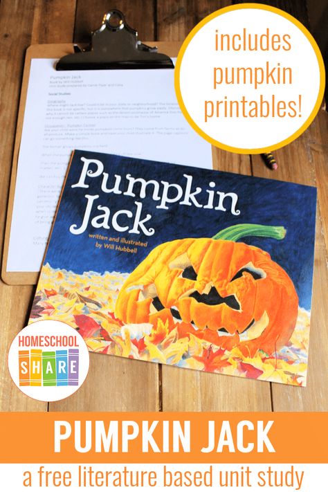 Pumpkin Jack Unit Study – Homeschool Share Pumpkin Study Unit, Pumpkin Unit Study Preschool, Pumpkin Jack Book Activities, Pumpkin Jack Experiment, Pumpkin Unit Study, Pumpkin Unit Kindergarten, Pumpkin Jack Book, Pumpkin Jack Activities, Classroom Activity Ideas