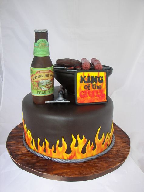 Wedding Barbecue, Australia Cake, Men Cakes, Bbq Cake, Cake Competition, Cakes For Sale, Grill Food, 50th Cake, Birthday Bbq