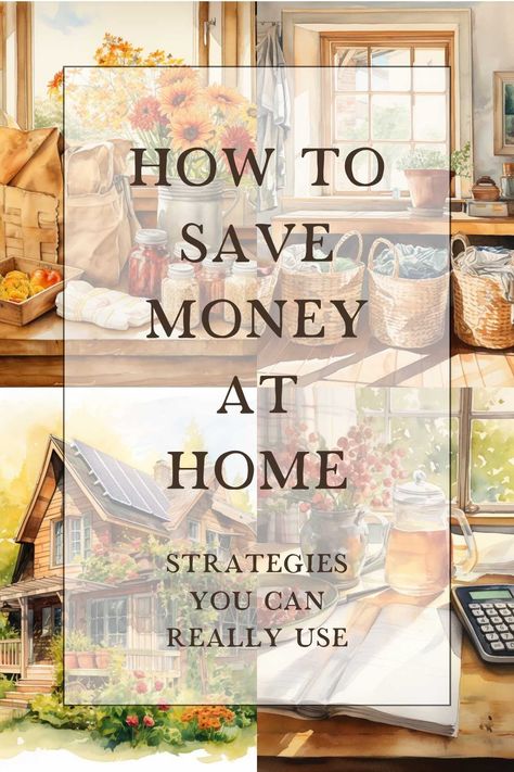 Ready to transform your home into a haven of savings? Check out these easy ways to save money at home, including smart shopping and energy-saving tricks. Start your journey to a more frugal, fulfilling lifestyle today Saving Methods, Happy Homemaking, Cottagecore Living, Easy Ways To Save Money, Saving Money Frugal Living, Money Saving Methods, Housekeeping Tips, Fun Diy Projects, Living Simply