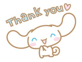 Cinnamoroll by SANRIO Hello Kitty Videos, Chat Stickers, Thanks Card, Cute Kawaii Drawings, Cartoon Gifs, Thank You Stickers, Kawaii Drawings, Hello Kitty Wallpaper, Sanrio Characters