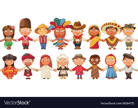 Different Cultures Around The World, Application Ideas, People Clipart, Blank Poster, Cultures Around The World, Cat Vector, Color Meanings, Japanese American, Different Cultures