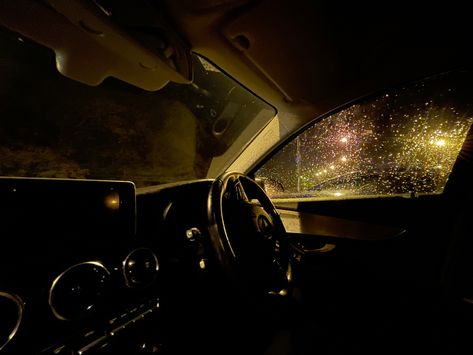 Car Explosion Aesthetic, Dark Car Interior Aesthetic, Car Interior Night Aesthetic, Car Interior At Night, Passenger Seat Aesthetic Night, Car Inside Aesthetic, Rain Night Aesthetic, Car At Night Aesthetic, Car Night Aesthetic