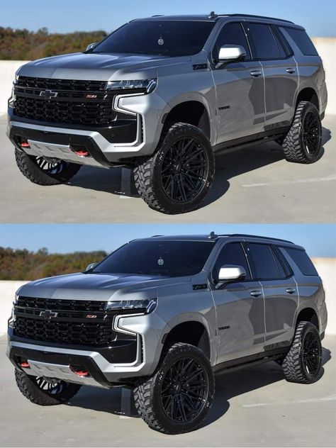 Lifted Yukon Denali, Chevy Suv Tahoe, Mom Suv, Lifted Tahoe, Lifted Chevy Tahoe, Black Tahoe, Chevy Silverado Accessories, Chevy Tahoe Z71, Chevy Suv