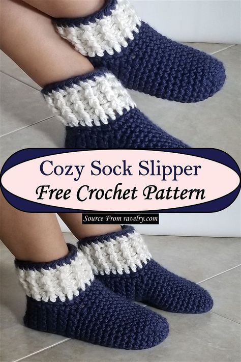 Easy crochet socks