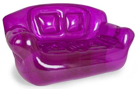 inflatable couch - Google Search Blow Up Furniture, Inflatable Couch, Purple Couch, Pastel Bedding, Inflatable Furniture, Inflatable Sofa, White Wicker, White Rooms, Bedroom Sets