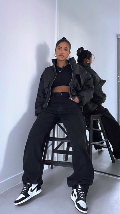 Amazon Shop, Jordan Outfits, Tomboy Outfits, Tomboy Style Outfits, Looks Street Style, Looks Black, Streetwear Fashion Women, Tomboy Fashion, Lookbook Outfits