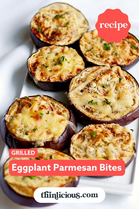 Low Carb Eggplant Parmesan, Eggplant Bites, Low Carb Eggplant, Parmesan Bites, Chinese Chicken Salad Recipe, Best Macaroni Salad, Homemade Mayonnaise, Grilled Eggplant, Snacks To Make