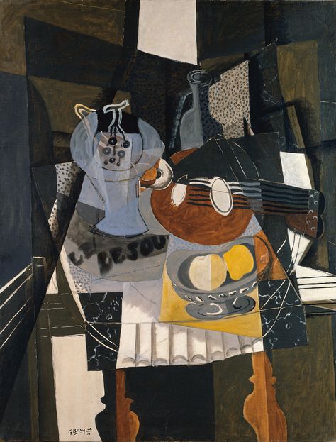 Georges Braque and the Cubist Still Life, 1928–1945 | The Phillips Collection Gino Severini, Still Life With Fruit, Art Fer, Istoria Artei, Georges Braque, Iron Art, Mandolin, Henri Matisse, Cubism