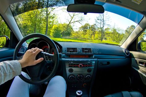 Inside of a Car. A view from the inside of a small car through the windshield. I , #AD, #small, #car, #Car, #view, #dashboard #ad Inside Of A Car, Making Waffles, How To Make Waffles, Teen Driver, Car Stock, Inside Car, Car Windshield, Small Cars, A Teen