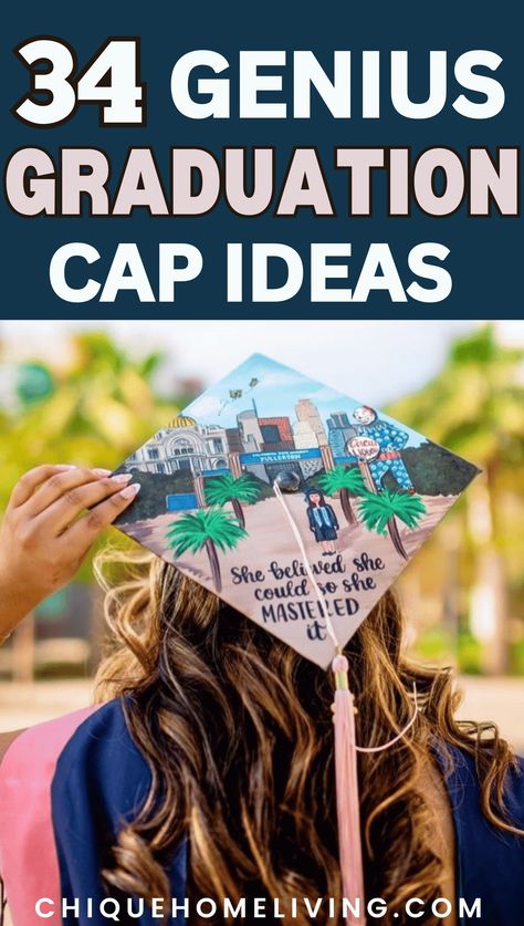 Discover 34 genius graduation cap ideas to recreate and make your special day even more memorable! From inspirational quotes to personalized designs, these creative cap decorations will help you stand out and celebrate your achievement in style. Business Administration Cap Ideas, Graduation Cap Ideas Masters Degree, Masters Graduation Cap Ideas, Marketing Graduation Cap, Masters Grad Cap, Graduation Cap Ideas College, Funny Graduation Caps, Masters Degree Graduation, Hat Quotes