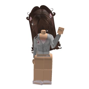 Brown Hair Roblox, Aesthetic Outfits Y2k, Dog Filter, Y2k Hair, Y2k Outfit Ideas, Girl With Brown Hair, Female Avatar, Baddie Outfits Ideas, Outfit Cute