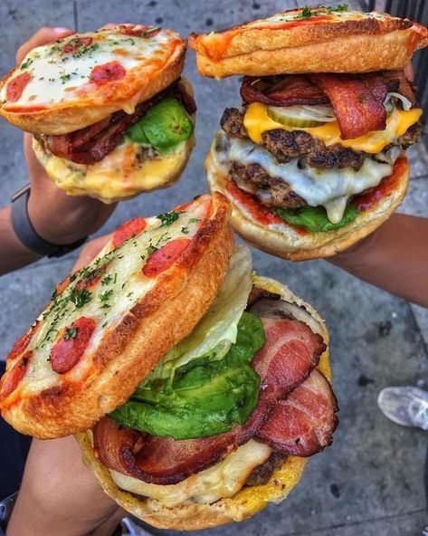 Pizza Burgers, Resep Diet, Think Food, Food Goals, Food Trucks, Comfort Foods, Food Obsession, Pretty Food, Food Cravings