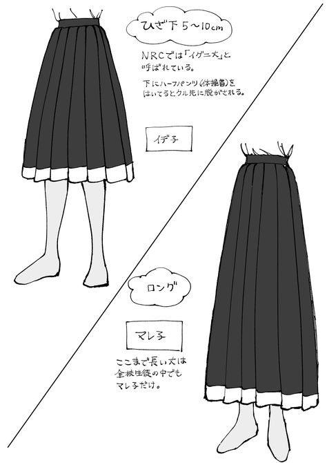 Legs Side View, Anatomy Side View, Skirt Drawing, Side View Drawing, Anime Skirts, View Drawing, Drawing Legs, Body Reference Drawing, Female Anatomy