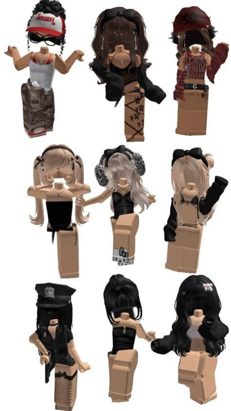 ###robloquixianas Roblox Baddie Outfits, Baddie Roblox Outfits, Y2k Baddie Outfits, Roblox Baddie, Y2k Baddie, Y2k Outfit Ideas, Baddie Outfits Ideas, Roblox Pictures, Roblox Outfits