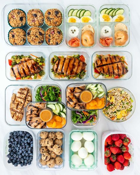 Zepbound Meal Plan, Noom Healthy Meals, Weekly Food Prep, Healthy Era, Ibs Friendly Food, Meal Prep Plan, Meal Prep Menu, Healthy Meal Plan, Healthy Lunches For Work