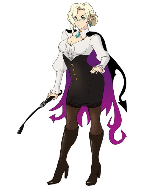 Glynda Goodwitch Fanart, Cinder Rwby Fanart, Yang Rwby Fanart, Yang Fanart Rwby, Rwby Glynda, Glynda Goodwitch, Rwby Fanart, Witch Art, Female Character Design