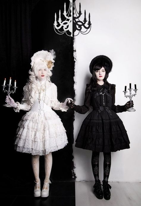 Goth Love, Fashion Is Art, White Goth, I Love Fashion, National Clothes, Lolita Outfits, Elegant Gothic, Kawaii Fashion Outfits, Fantasy Dress