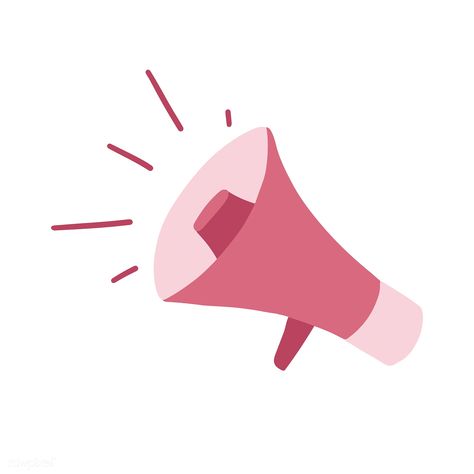 Megaphone Aesthetic, Logo Online Shop, Student Christmas Gifts, Pink Images, Instagram Frame, Instagram Logo, Pink Wall Art, Pink Walls, Power Point