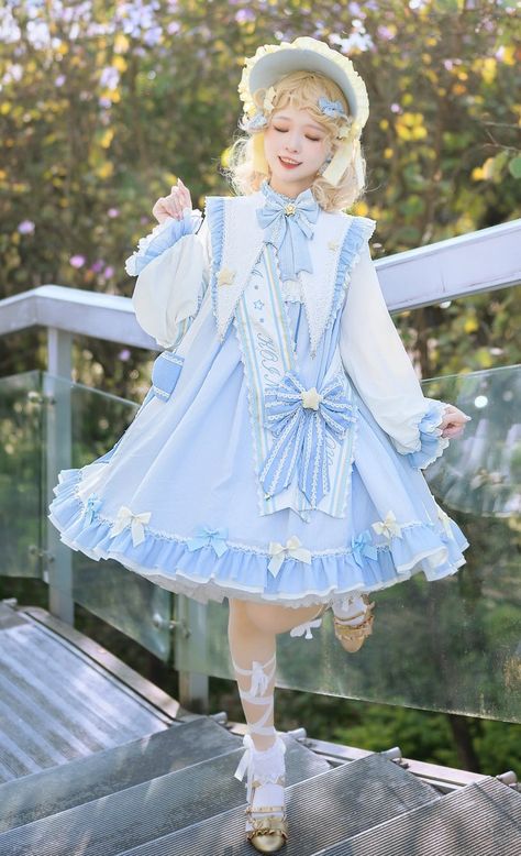 Shopping Link, Op Dress, Lolita Outfits, Poses References, Japanese Street Fashion, 가을 패션, Kawaii Clothes, Fancy Outfits, Harajuku Fashion