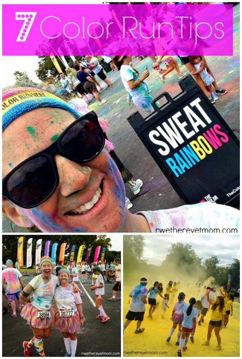 7 Color Run Tips Color Run Obstacle Course, Color Run Photo Booth, Colour Run Ideas, Color Run Fundraiser, Color Run Ideas, Color Fun Run, Run Tips, The Color Run, Coloring Images