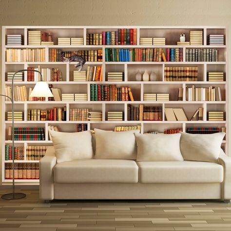 Bookshelves Ideas, Books Bookshelf, Print Background, Bookshelf Design, Room Shelves, Book Shelves, Library Design, Smooth Walls, Home Library