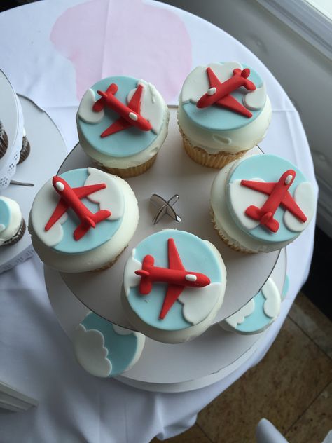 Airplane Theme Cupcakes, Airplane Birthday Cupcakes, Aeroplane Cupcakes, Plane Cupcakes, Airplane Cupcake Toppers, Airplane Birthday Theme, Airplane Baby Shower Theme, Airplane Cupcakes, Airplane Birthday Party Decorations