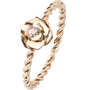 Piaget Rose ring Piaget Ring, Piaget Rose, Rose Diamond Ring, Rose Gold Flower Ring, Piaget Jewelry, Luxury Jewelry Store, Rose Diamond, Gold Flower Ring, Ring Rosegold