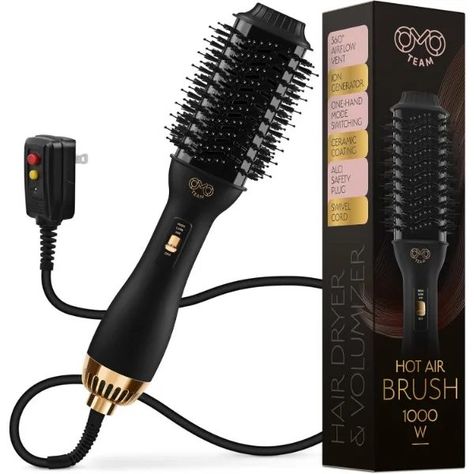 Ever wish you could get that salon blowout at home without wrestling with a hair dryer in one hand and a brush in the other? Meet our Professional Blowout Hair Dryer Brush! This all-in-one tool gives you smooth, voluminous hair with just a few easy strokes. It’s like having a professional stylist in your bathroom—minus the awkward small talk. Get it now at: https://yourjoyfulbalance.com/products/professional-blowout-hair-dryer-brush #haircare #blowoutbrush #hairstylingtools #beautygadgets #... Professional Blowout, Salon Blowout, Hair Blower, Hot Air Brush, Hair Blow Dryer, Dryer Brush, Blow Dry Brush, Hair Dryer Brush, Hair Techniques