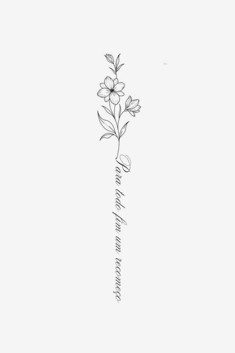 See The Good Spine Tattoo, Spanish Spine Tattoos For Women, Fine Line Tattoo Ideas For Women Back, Perfectly Imperfect Tattoo Spine, Flower Quotes Tattoo, Cute Forearm Tattoos For Women, Rose Spine Tattoos For Women, Tatooo Delicadas, Believe Tattoo