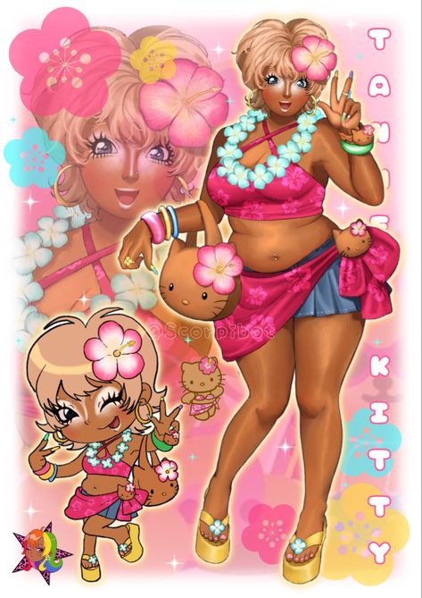 Charmmy Kitty, Gyaru Fashion, Swag Art, Arte Inspo, Wow Art, Cartoon Girl, Cute Art Styles, Sketchbook Art Inspiration, Art Block