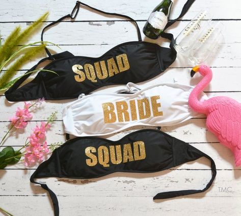 Bride Squad Bandeau Bathing Suit Top, Bachelorette Party, Bride Bathing Suit, Bride Squad Swimsuit, Bride Squad Swimsuit, Squad Swimsuit, Bride Bathing Suit, Suit Bride, Bandeau Bathing Suits, Nashville Bachelorette, Bachelorette Party Bride, Bride Squad, Bathing Suit Top