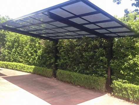 Carport Shade, Carport Makeover, Cantilever Carport, Car Porch Design, Aluminum Carport, Carport Plans, Carport Garage, Carport Designs, Patio Shade