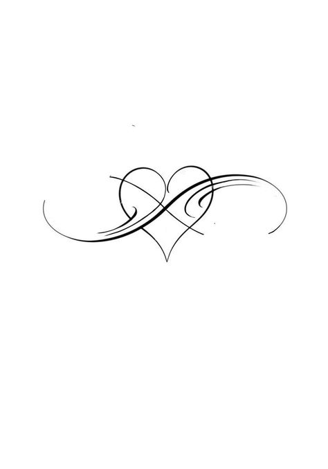 Infinity Tattoo Heart, Infinity And Heart Tattoo, Heart Infinity Tattoo, Infinite Love Tattoo, Infinity Heart Tattoo, Eternity Tattoo, Infinity Sign Tattoo, Heart With Infinity Tattoo, Love Heart Tattoo