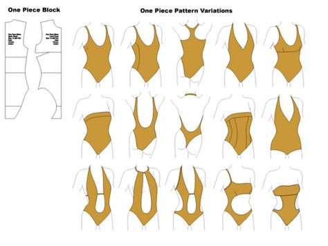 inspiration Leotard Pattern, Swimsuit Pattern Sewing, Bodysuit Pattern, Bathing Suit Patterns, Swimwear Pattern, Fashion Design Patterns, Diy Clothes Design, Swimsuit Pattern, Sewing Design