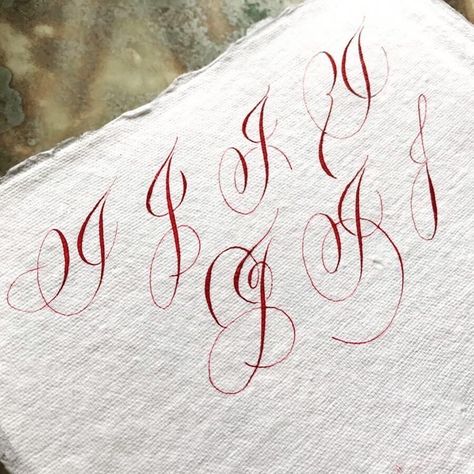 J Letter Tattoo Design Fonts, J Calligraphy, Cursive Letters Font, Cursive J, Cursive Letters Fancy, Calligraphy Art Quotes, Calligraphy Writing Styles, Calligraphy Letters Alphabet, Flourish Calligraphy