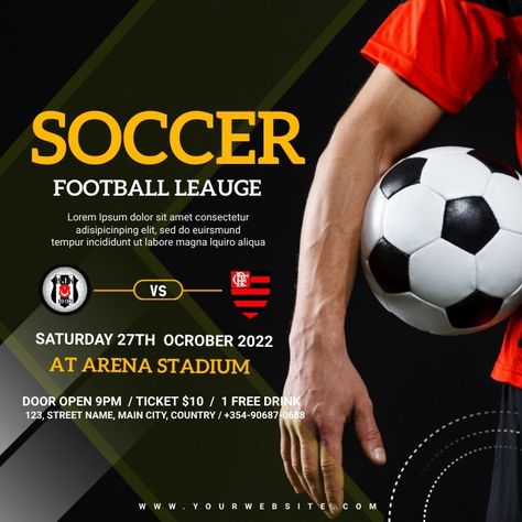 Soccer Design Graphics, Football Ads, Soccer Posters, Soccer Banner, Soccer Design, Football Banner, Football Predictions, Sport Poster Design, Soccer Poster